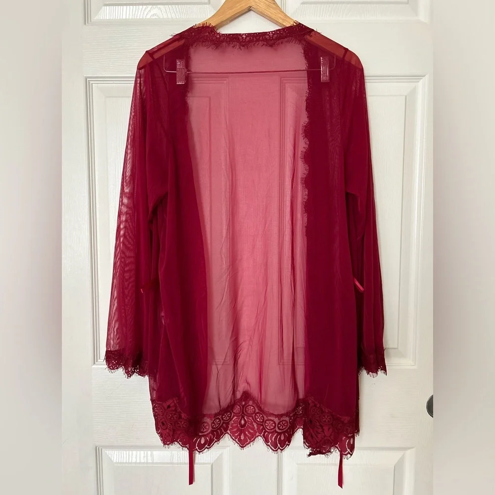 Oh La La Cheri | Eyelash Robe with Satin Sash